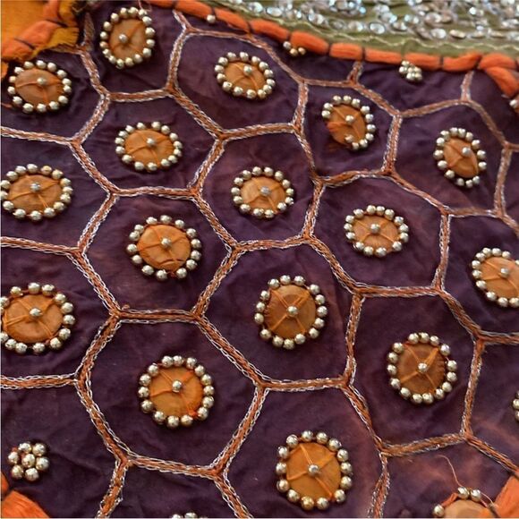 Colorful Patchwork Tapestry Wall Hanging, handmade in India - Picture 6 of 16